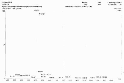 α-黑素细胞刺激素(aMSH)卵白蛋白偶联物