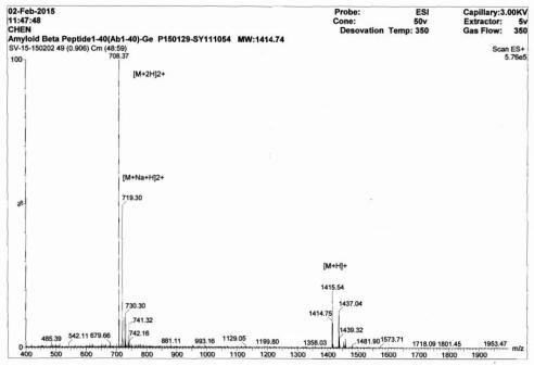 淀粉样蛋白β1-40(Ab1-40)钥孔血蓝蛋白偶联物