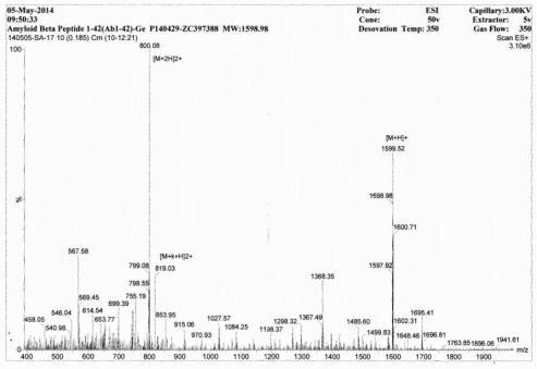 淀粉样蛋白β1-42(Ab1-42)钥孔血蓝蛋白偶联物